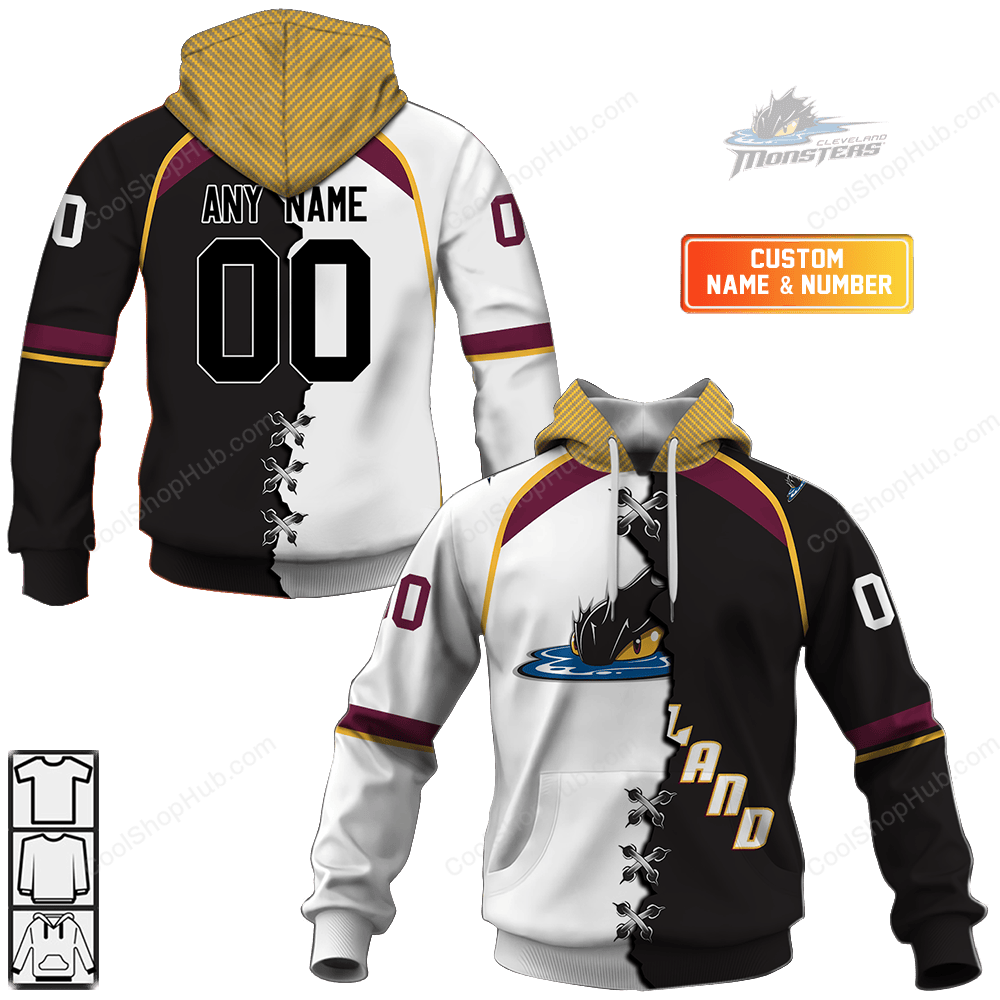 Cleveland Monsters AHL Mix Jersey Style Shirts