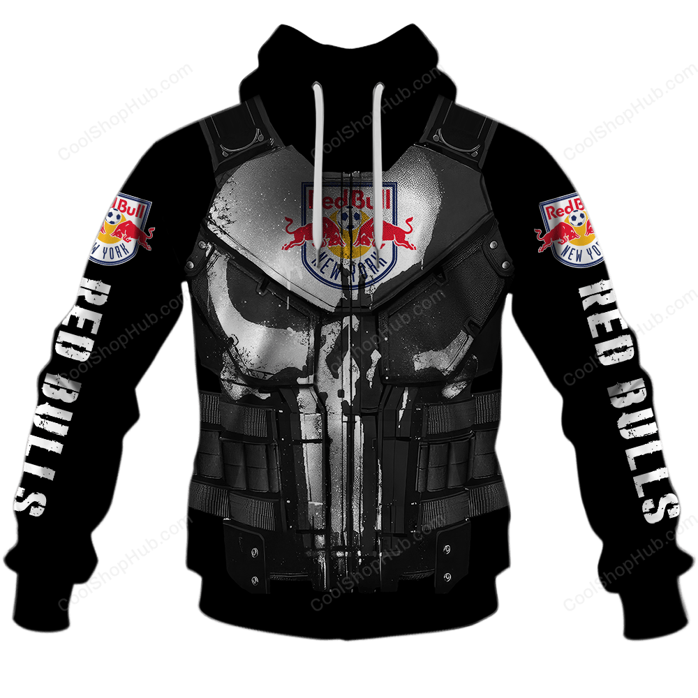 New York Red Bulls ( MLS ) Punisher Skull Shirts