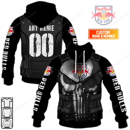 New York Red Bulls ( MLS ) Punisher Skull Shirts