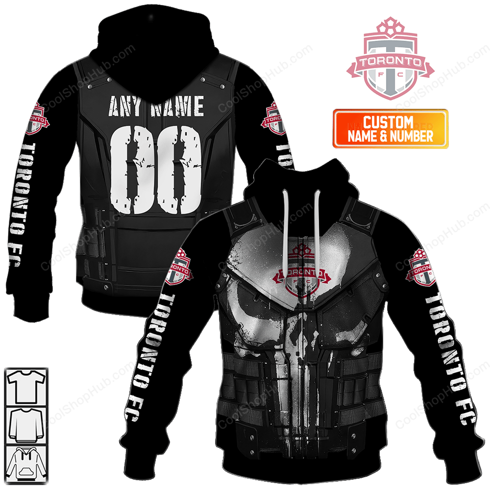 Toronto FC ( MLS ) Punisher Skull Shirts