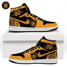Carrick Rangers F.C AJ 1 High Top Sneakers V1
