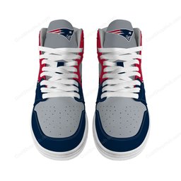 New England Patriots AJ 1 High Top Sneakers V1