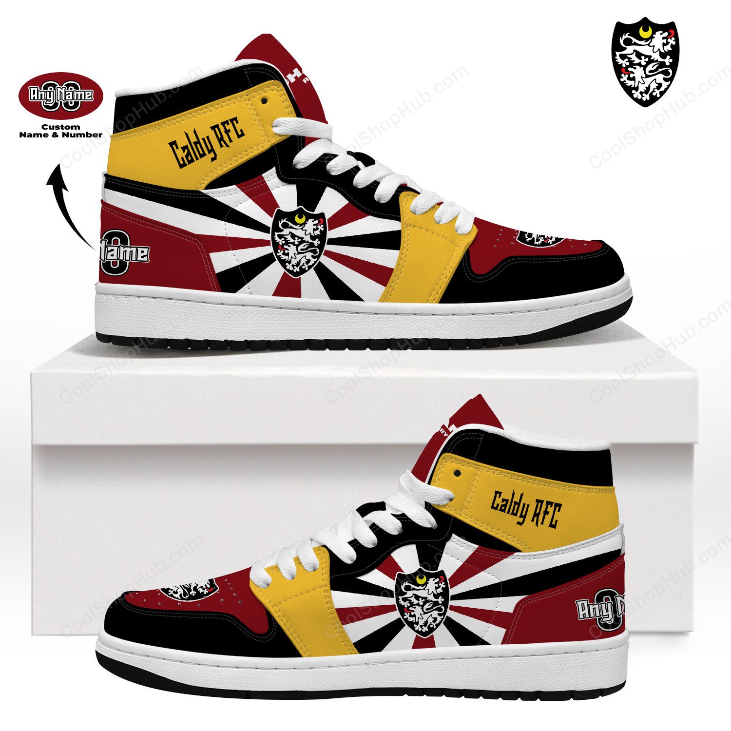 Caldy RFC AJ1 High Top Sneakers V2