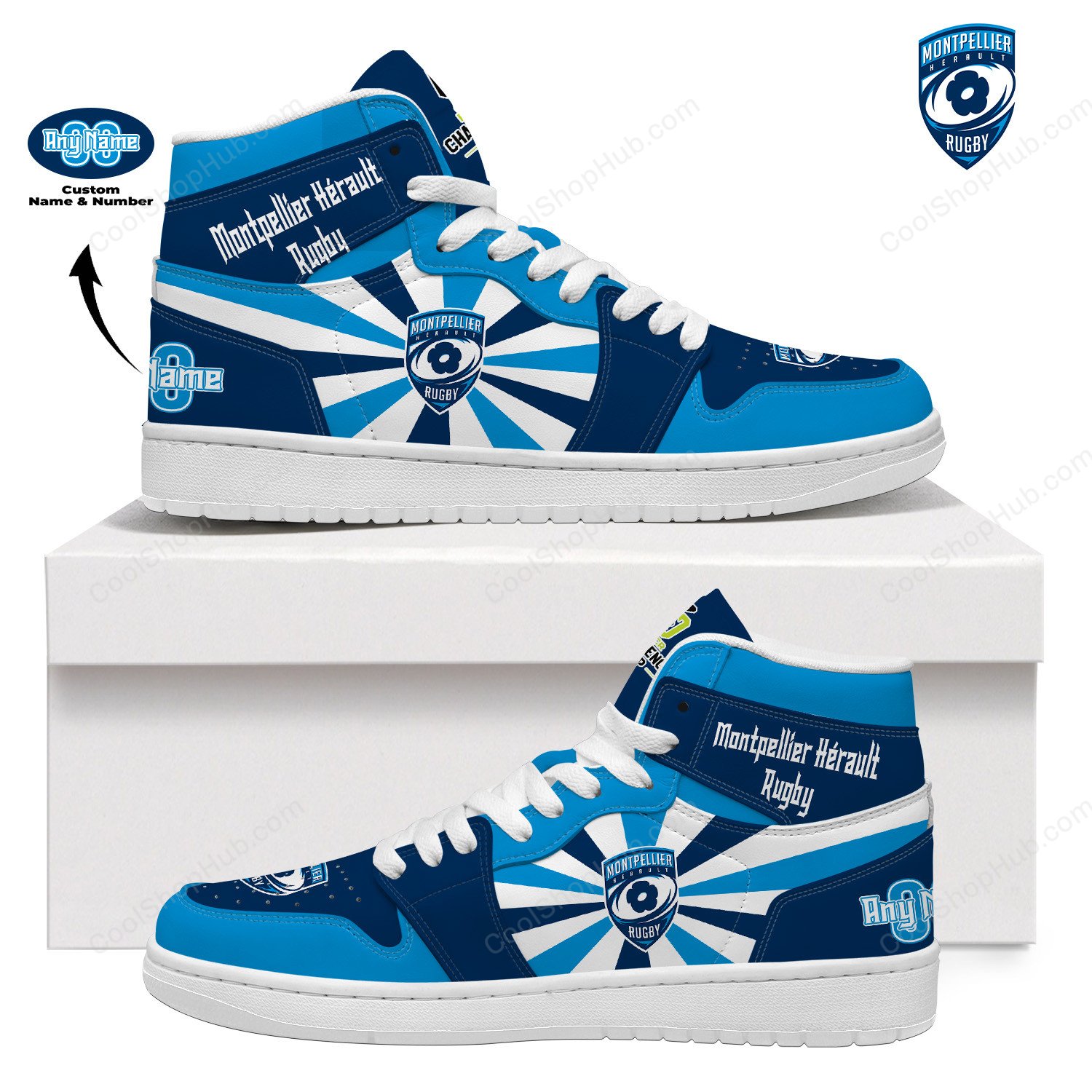Montpellier Hérault Rugby AJ1 High Top Sneakers V2