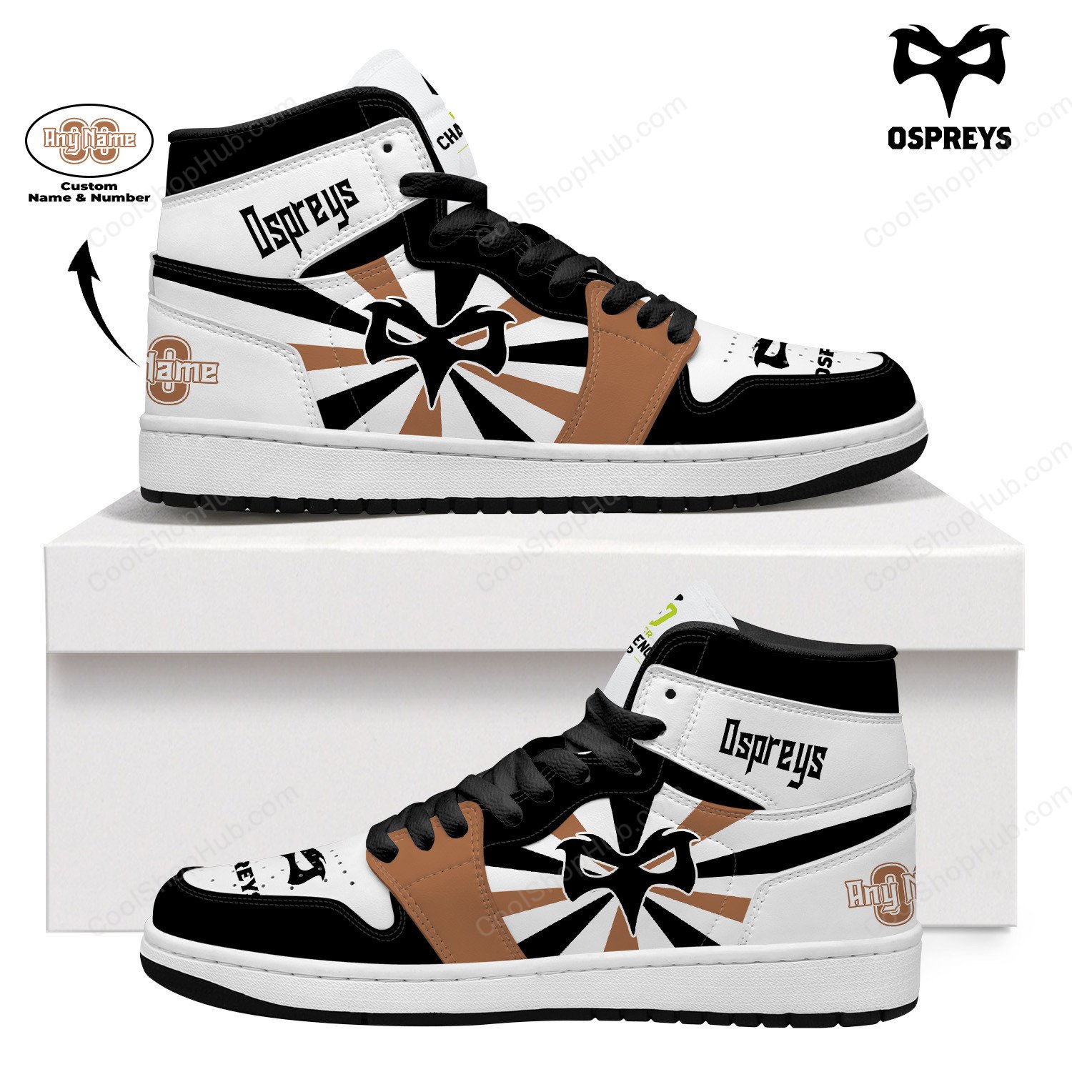 Ospreys AJ1 High Top Sneakers V2