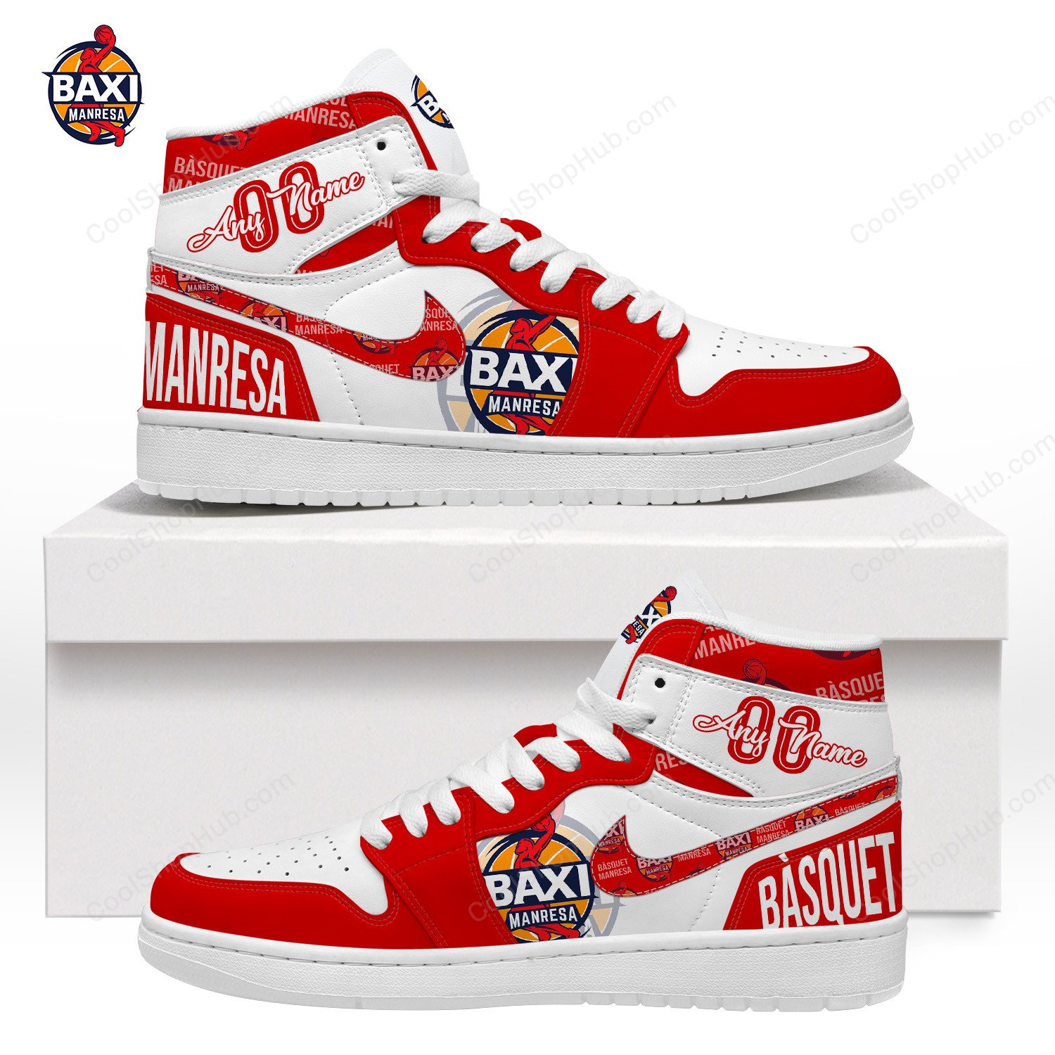 Bàsquet Manresa AJ 1 High Top Sneakers V1