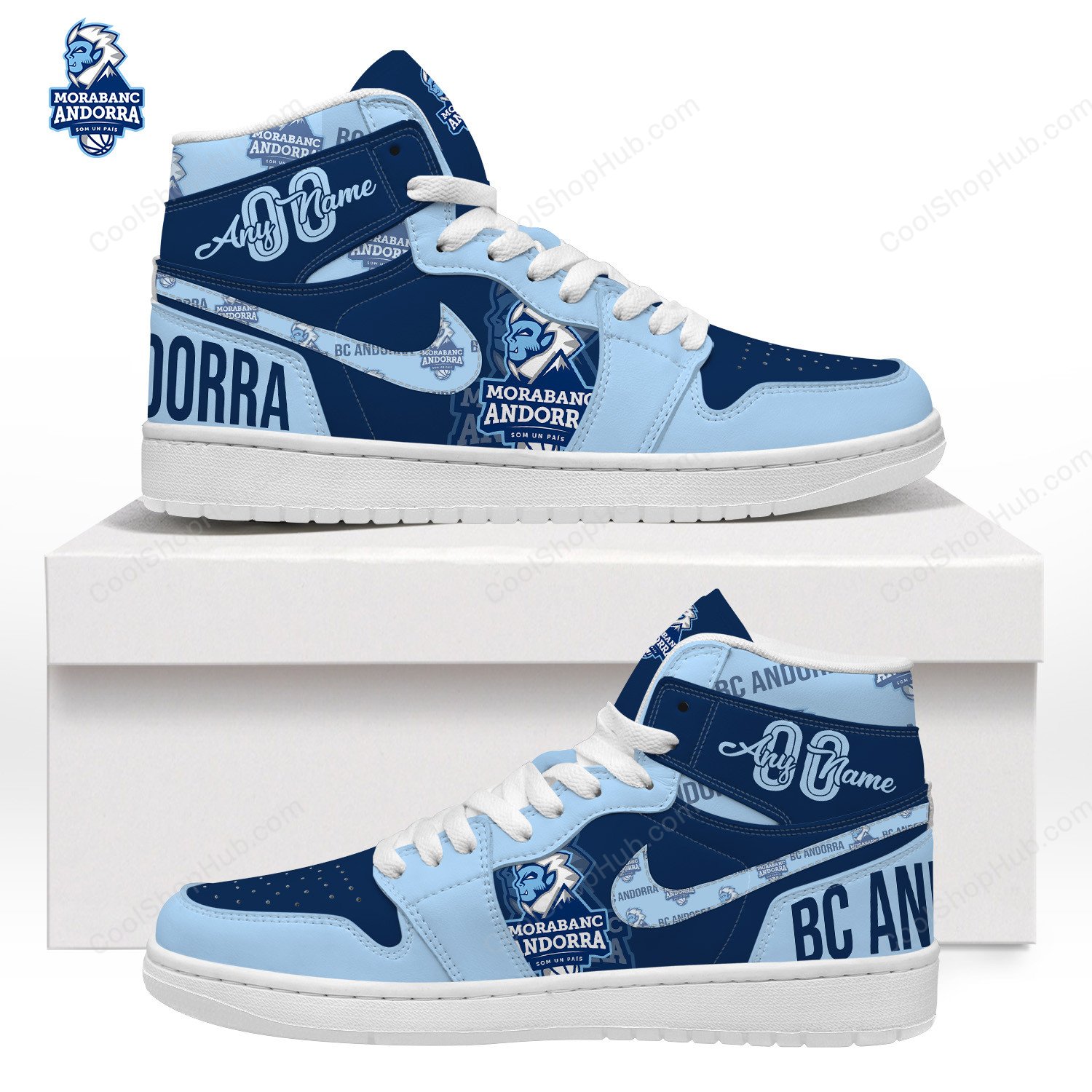 BC Andorra AJ 1 High Top Sneakers V1