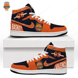 Valencia Basket AJ 1 High Top Sneakers V1