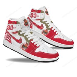 AS Monaco Basket AJ 1 High Top Sneakers V1