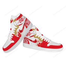 KK Crvena zvezda AJ 1 High Top Sneakers V1