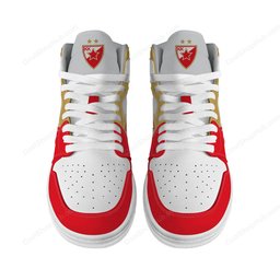 KK Crvena zvezda AJ 1 High Top Sneakers V1