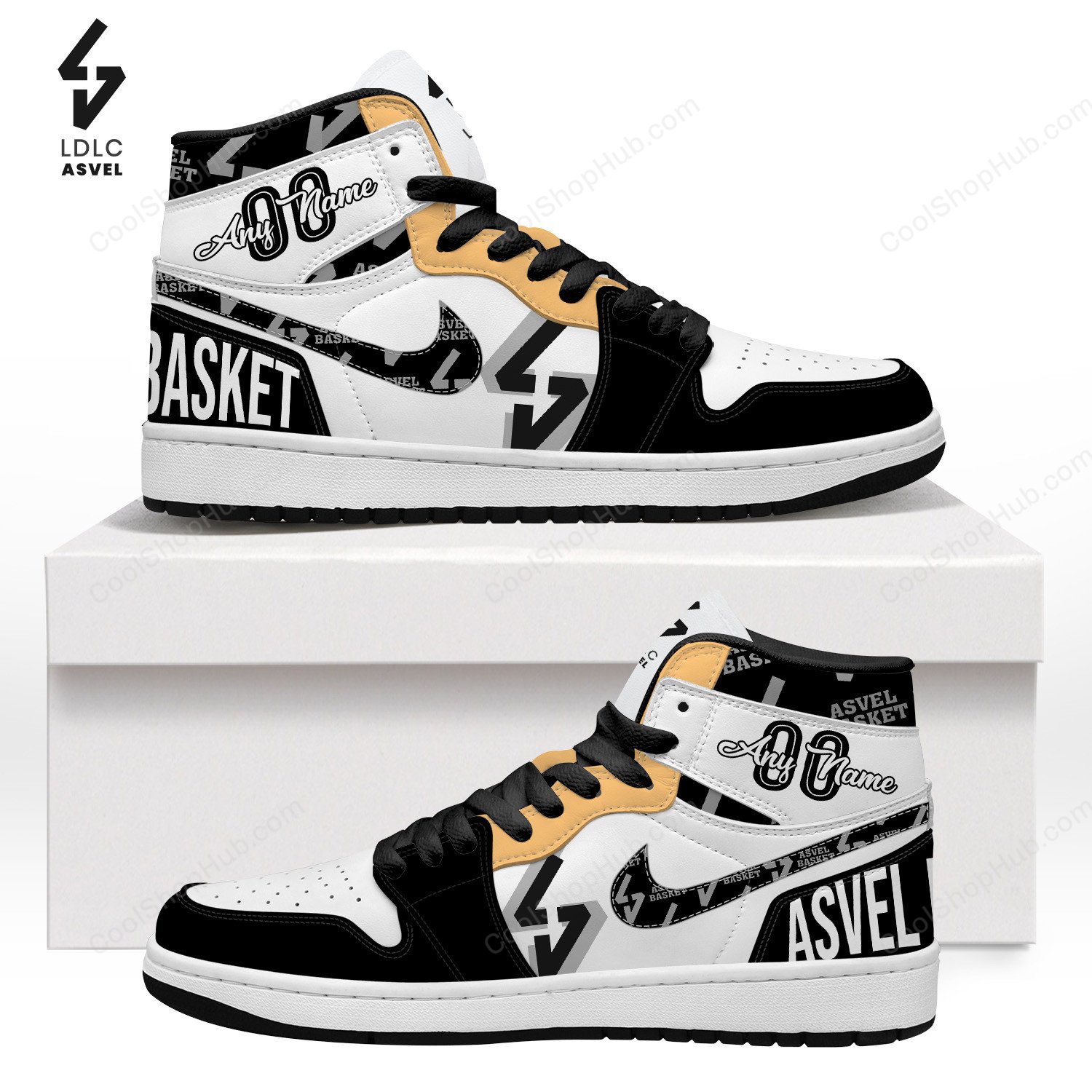ASVEL Basket AJ 1 High Top Sneakers V1