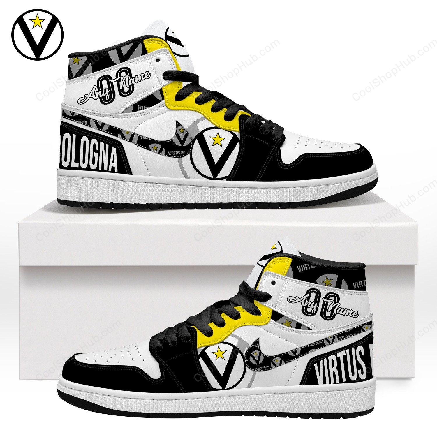 Virtus Bologna AJ 1 High Top Sneakers V1