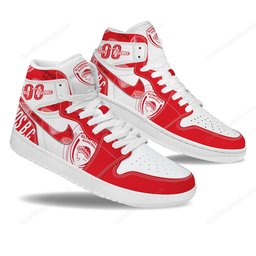 Olympiacos B.C AJ 1 High Top Sneakers V1