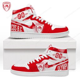 Olympiacos B.C AJ 1 High Top Sneakers V1