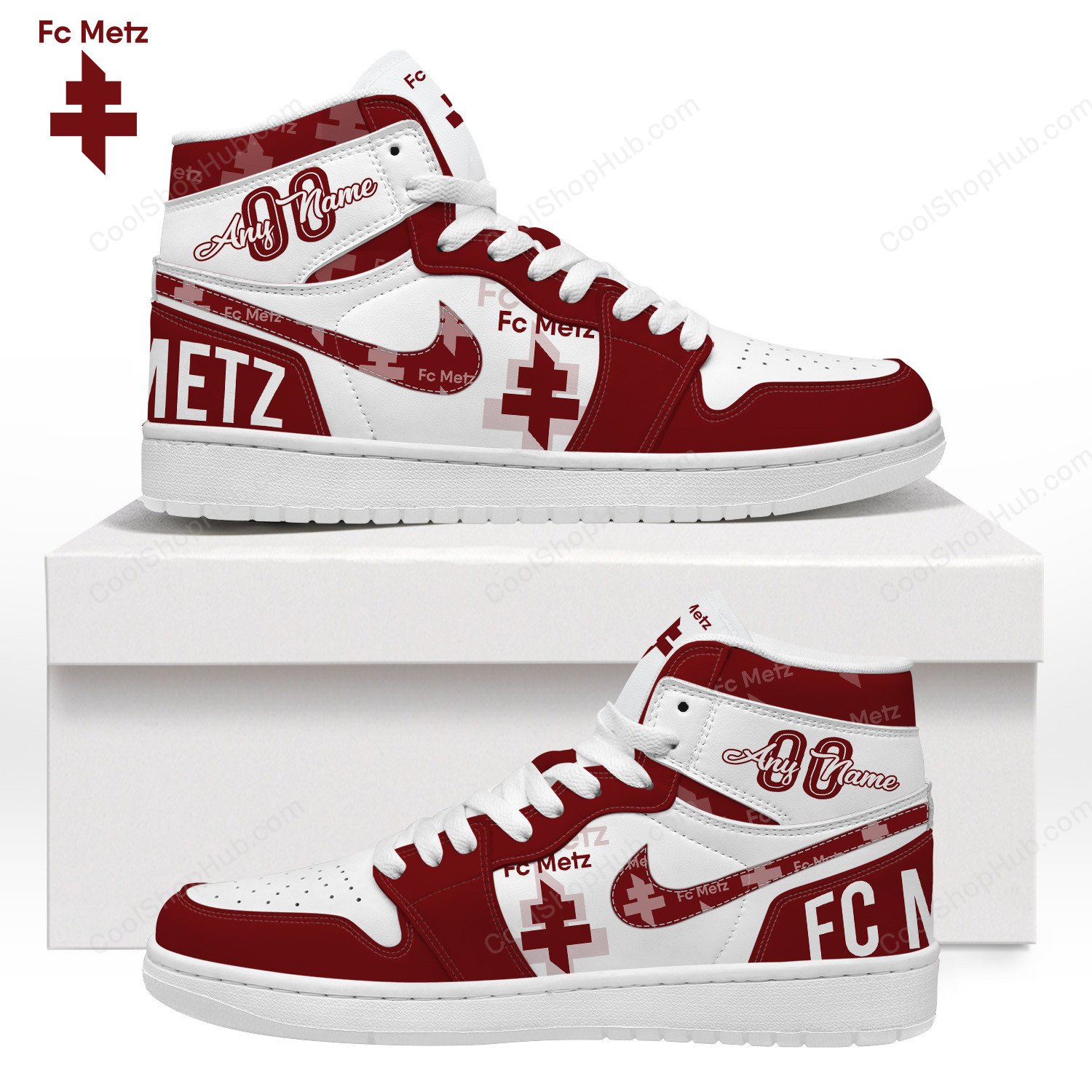 FC Metz AJ 1 High Top Sneakers V1