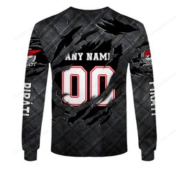 Piráti Chomutov Chance Liga Hokey Black Metal Design Shirt