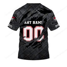 Piráti Chomutov Chance Liga Hokey Black Metal Design Shirt