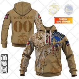 Golden State Warriors Marine Camo V2 Design Shirt