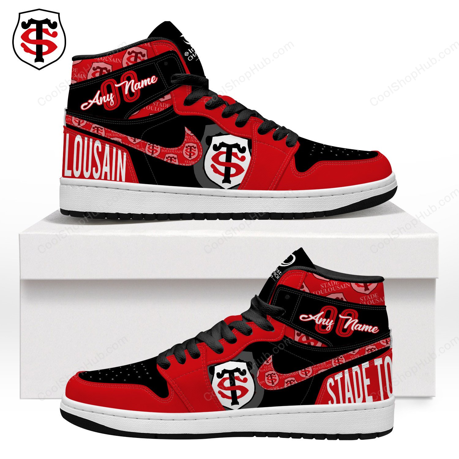 Stade Toulousain ERC AJ 1 High Top Sneakers V1