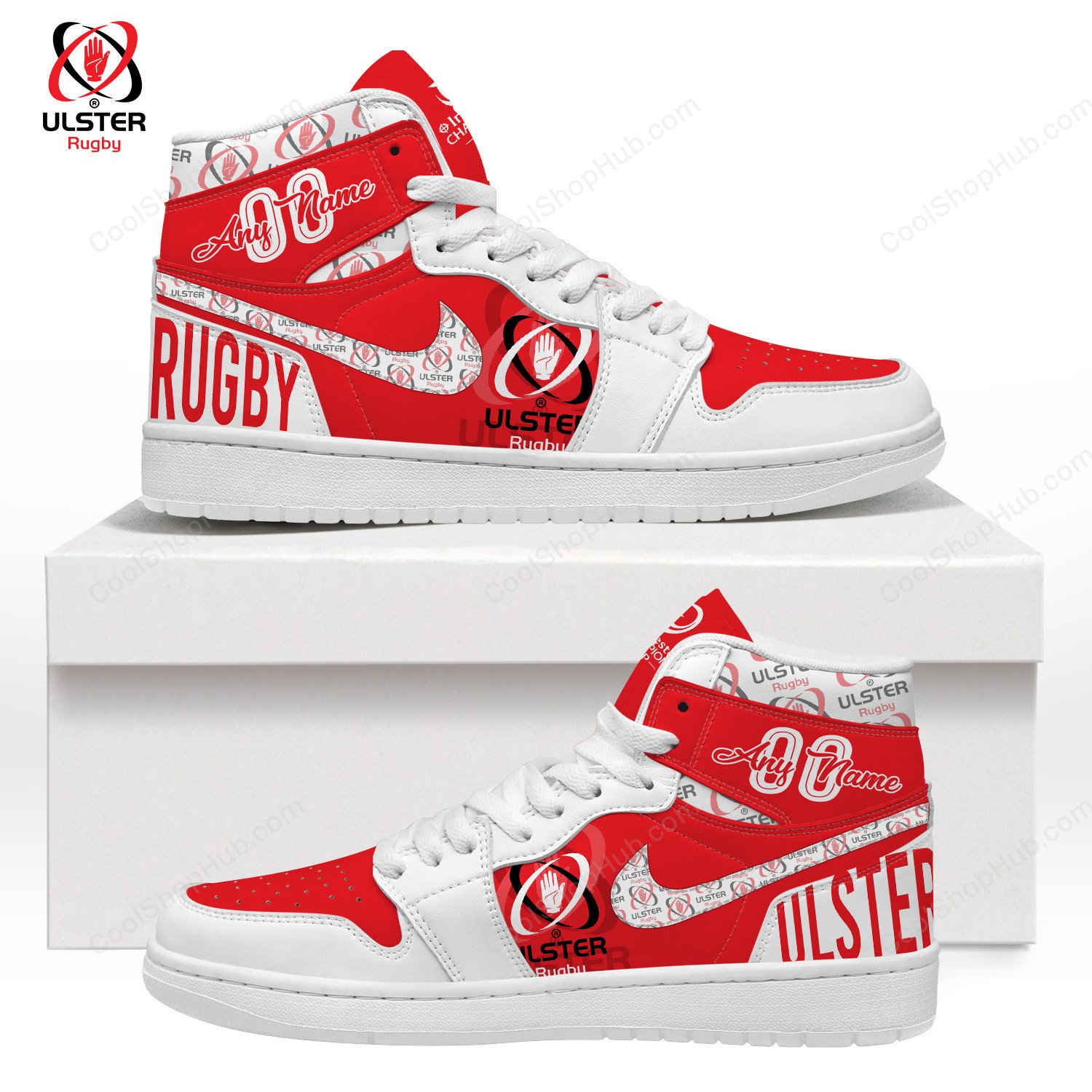 Ulster Rugby ERC AJ 1 High Top Sneakers V1
