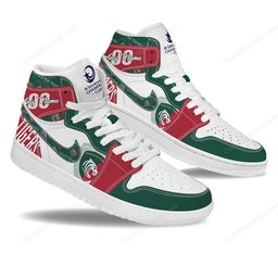 Leicester Tigers ERC AJ 1 High Top Sneakers V1