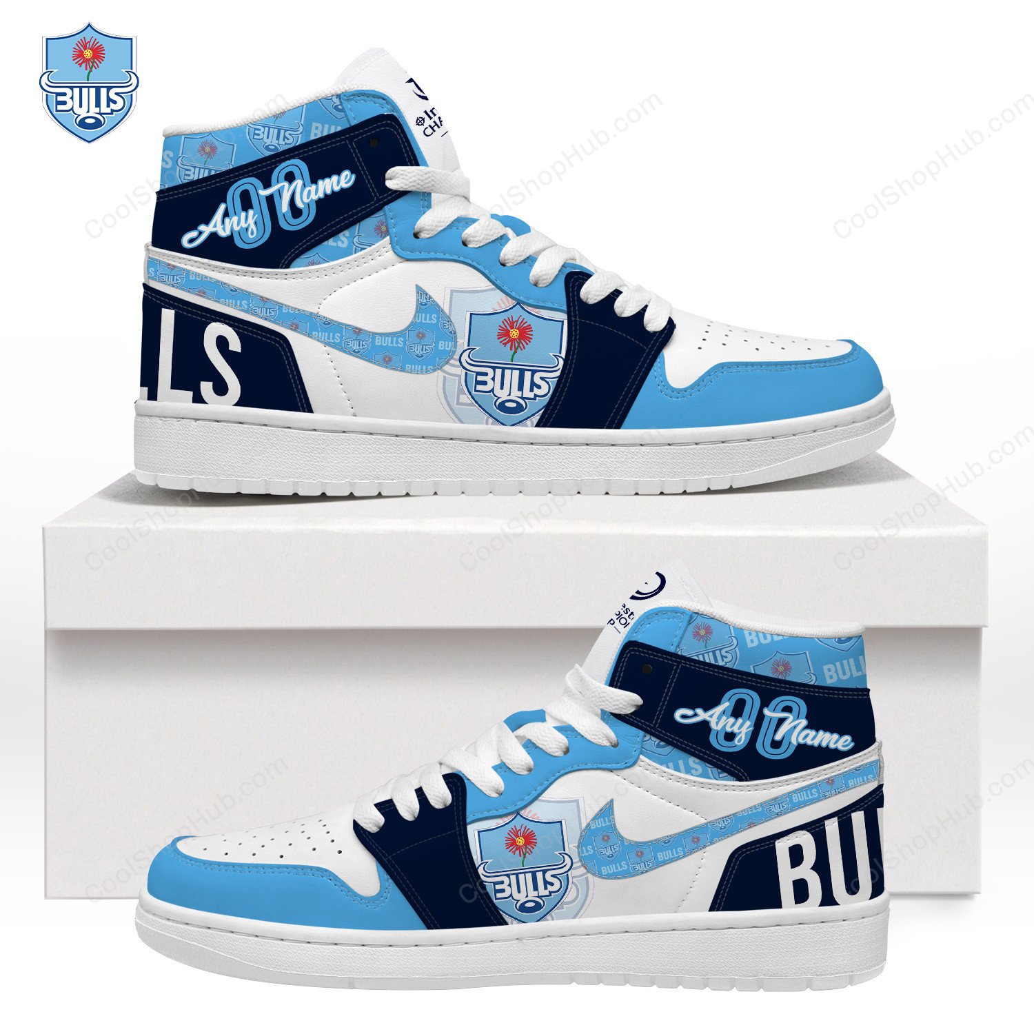 Bulls (rugby union) ERC AJ 1 High Top Sneakers V1