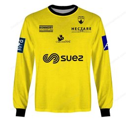 US Carcassonne Pro D2 2526 Home Jersey Style Shirts