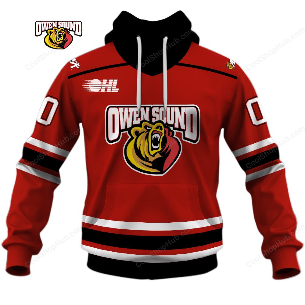 Owen Sound Attack OHL 2526 Home Jersey Style Shirts