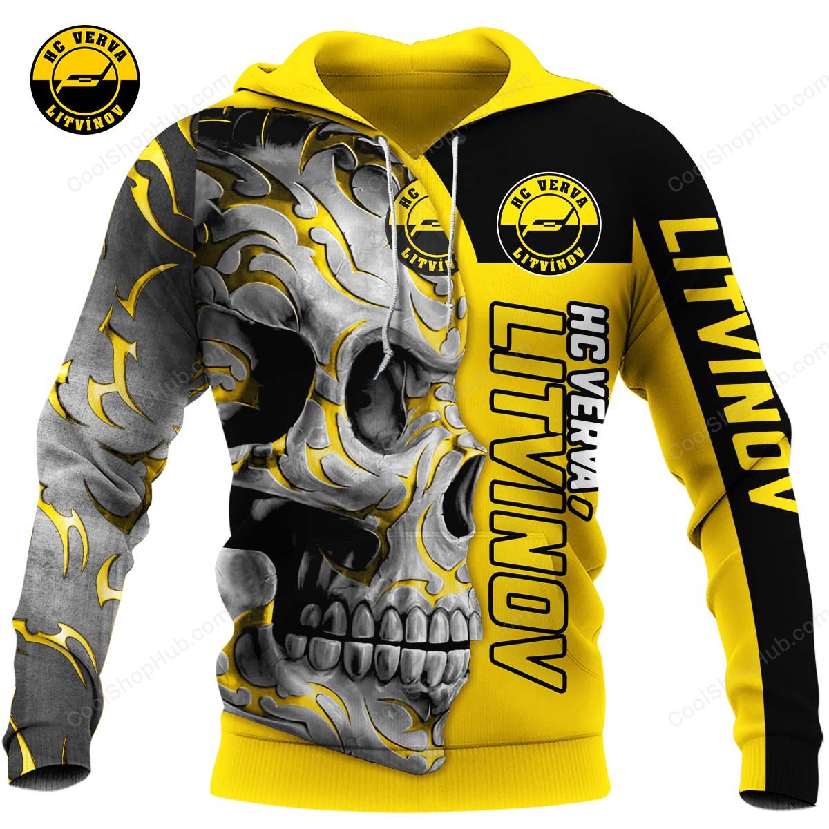 HC Litvínov Skull Fury Design