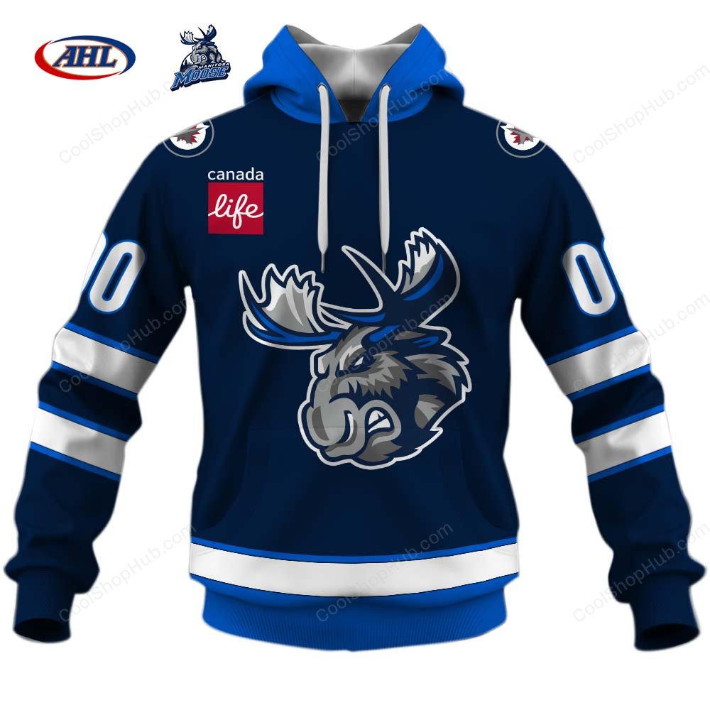 Manitoba Moose AHL 2526 Home Jersey Style Shirts