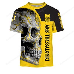 Aris Thessaloniki F.C Skull Fury Design