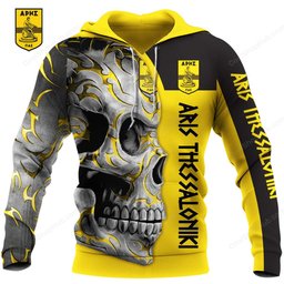 Aris Thessaloniki F.C Skull Fury Design