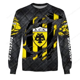 AEK Athens F.C Black Metal Design Shirt