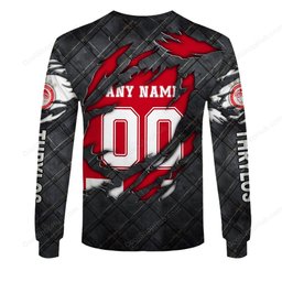 Olympiacos F.C Black Metal Design Shirt