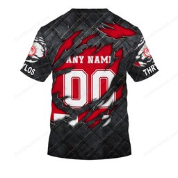 Olympiacos F.C Black Metal Design Shirt