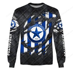 Atromitos F.C Black Metal Design Shirt