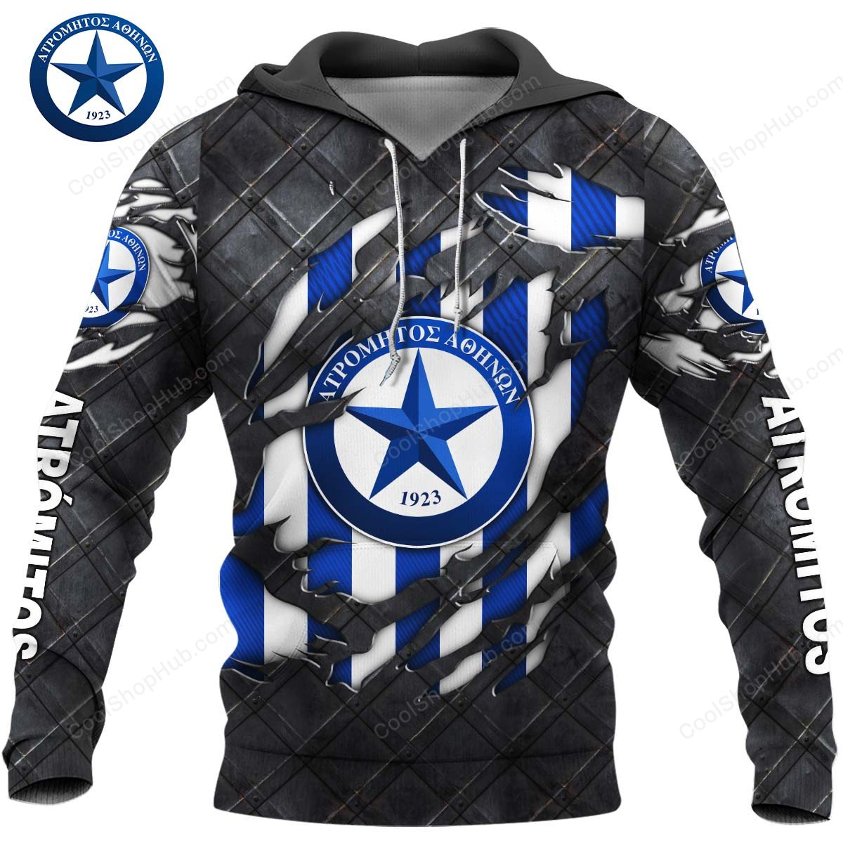 Atromitos F.C Black Metal Design Shirt