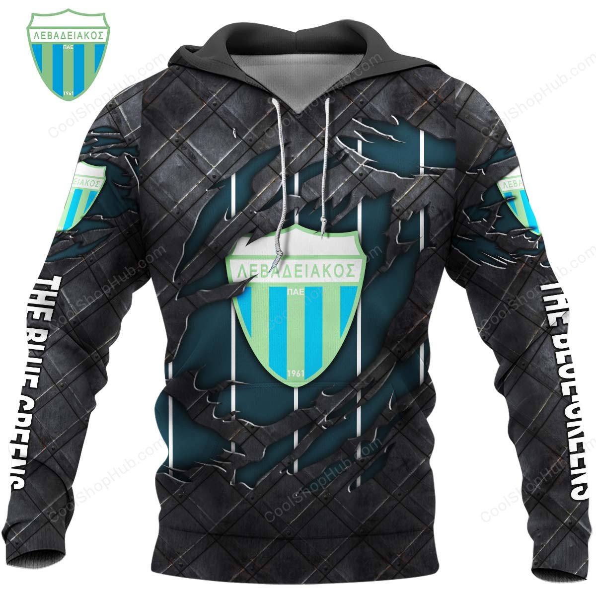Levadiakos F.C Black Metal Design Shirt