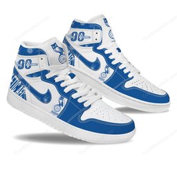 Oldham Athletic A.F.C AJ 1 High Top Sneakers V1