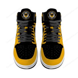 Newport County A.F.C AJ 1 High Top Sneakers V1