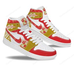 Swindon Town F.C AJ 1 High Top Sneakers V1