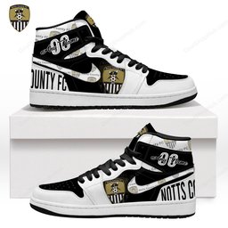 Notts County F.C AJ 1 High Top Sneakers V1
