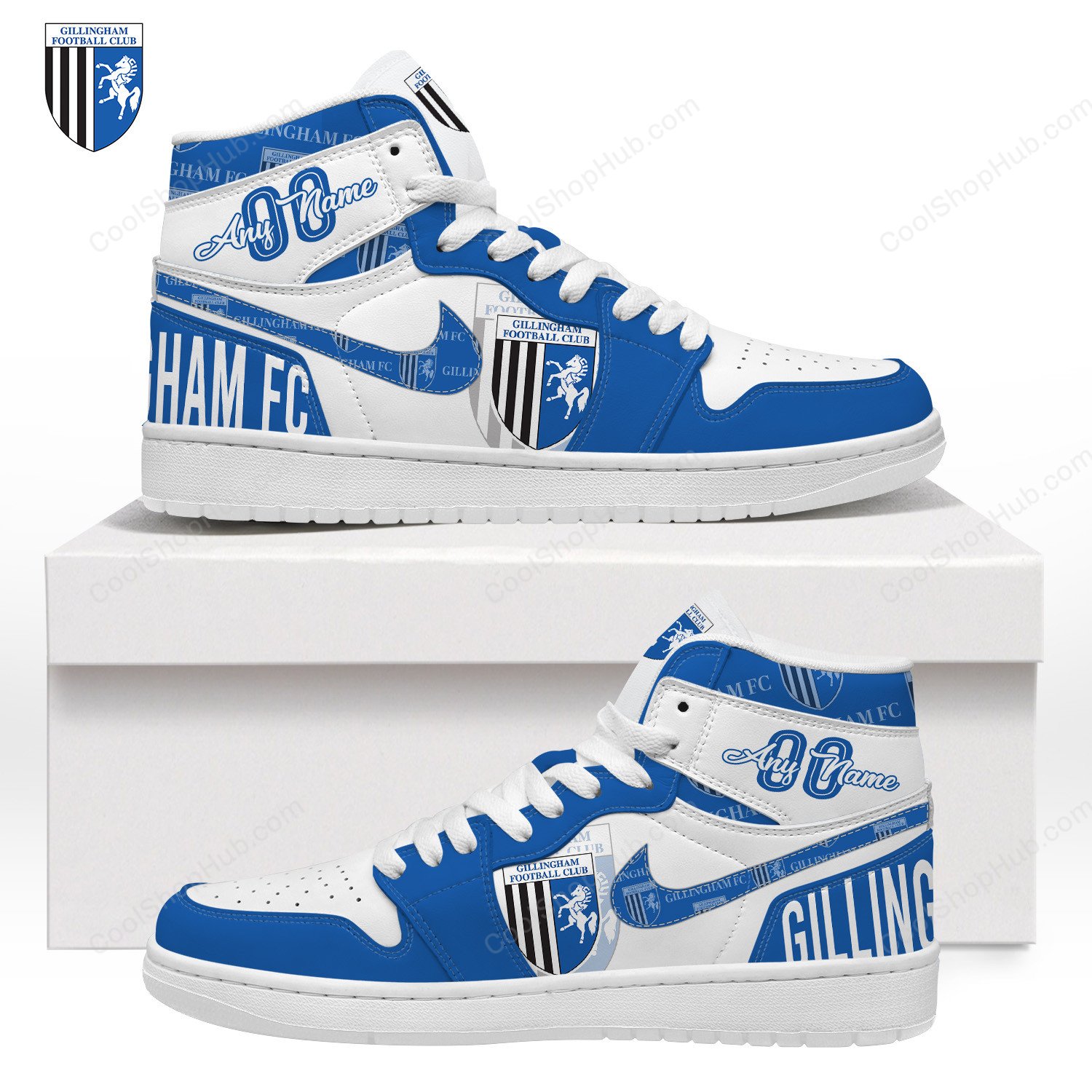 Gillingham F.C AJ 1 High Top Sneakers V1