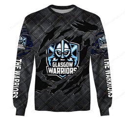 Glasgow Warriors Black Metal Design Shirts
