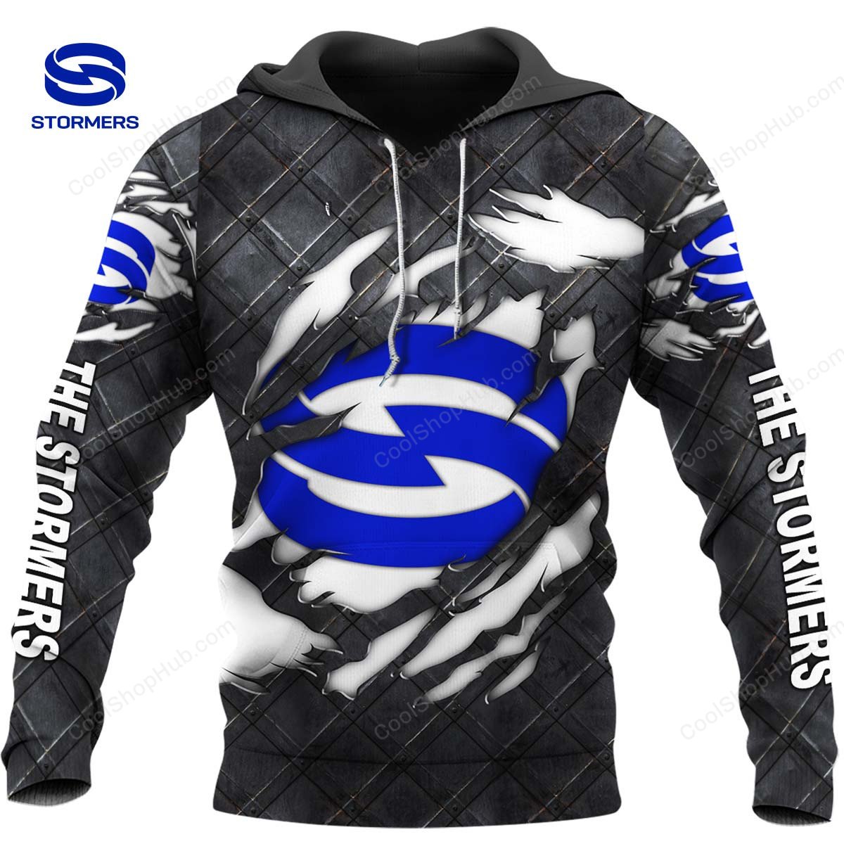 Stormers Black Metal Design Shirts