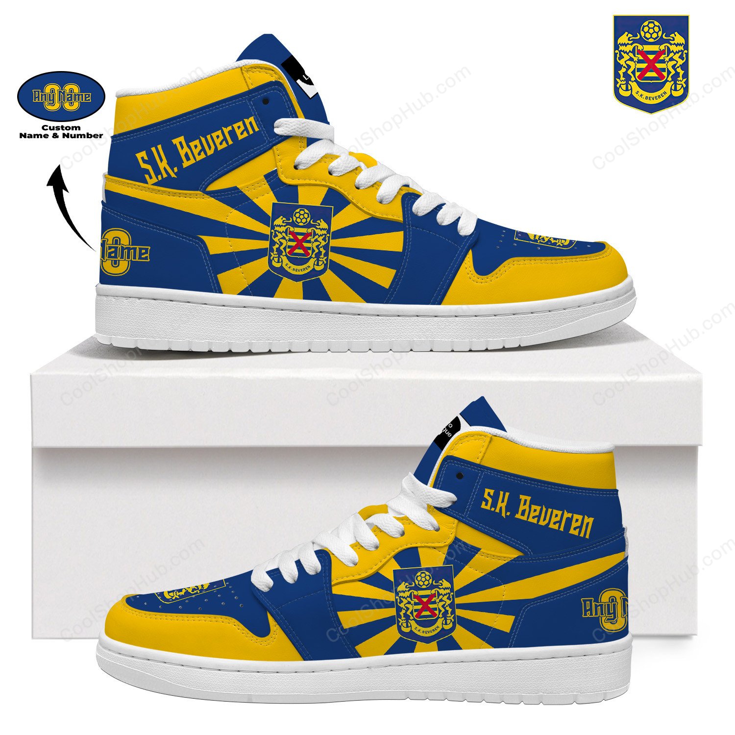 S.K. Beveren AJ 1 High Top Sneakers V2