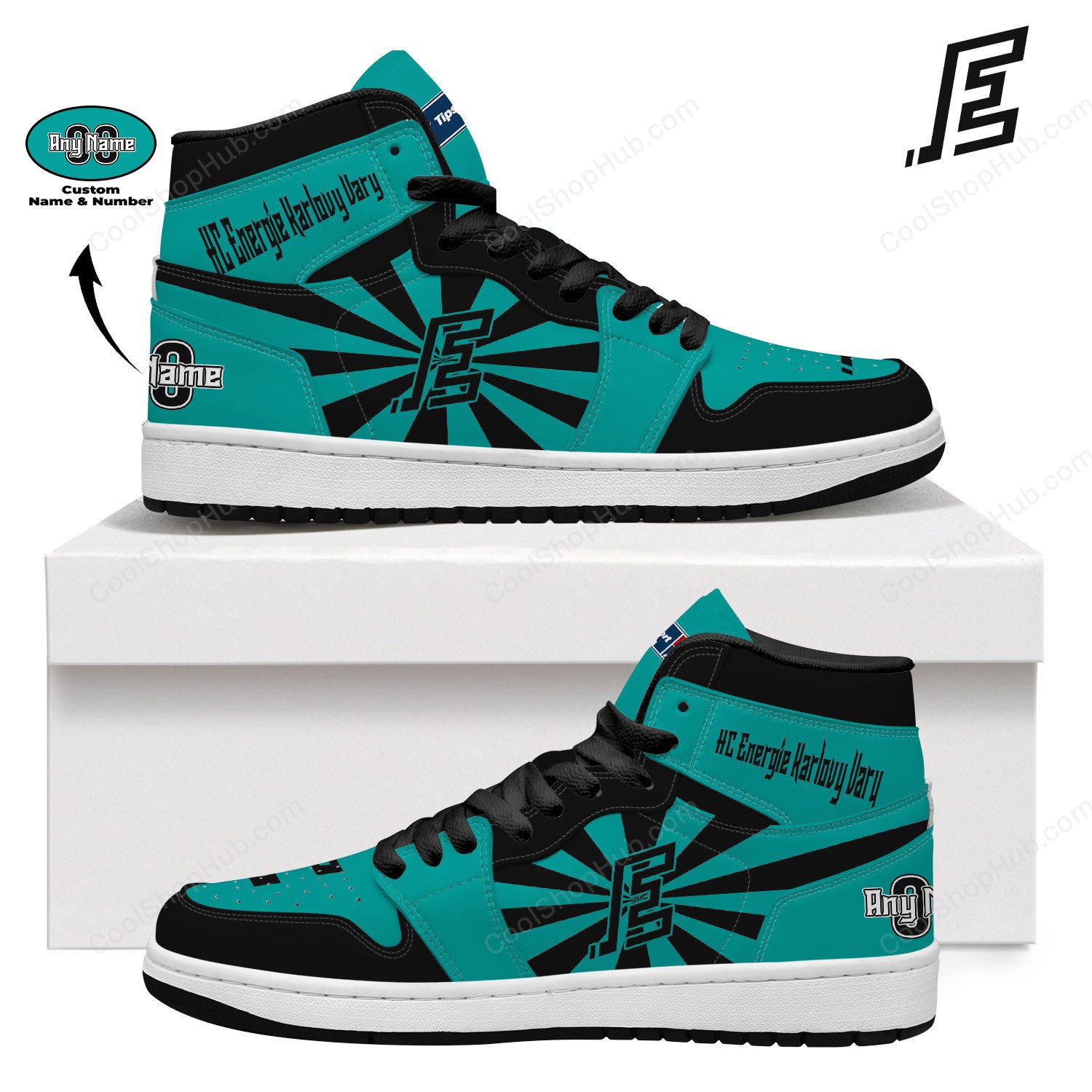 HC Energie Karlovy Vary AJ 1 High Top Sneakers V2