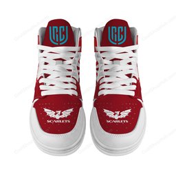 Scarlets URC AJ1 High Top Sneakers V2