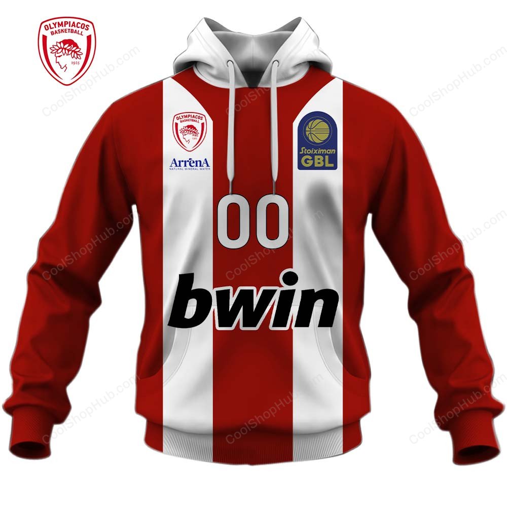 Olympiacos B.C GBL 2526 Home Jersey Style Shirts